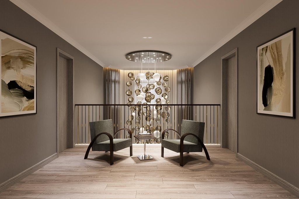 Hoàn thiện nội thất biệt thự Vinhomes Riverside The Harmony - phòng khách