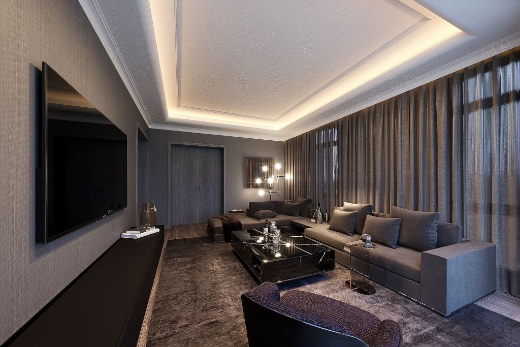 Phối cảnh 3D phòng ăn - hoàn thiện nội thất biệt thự Vinhomes